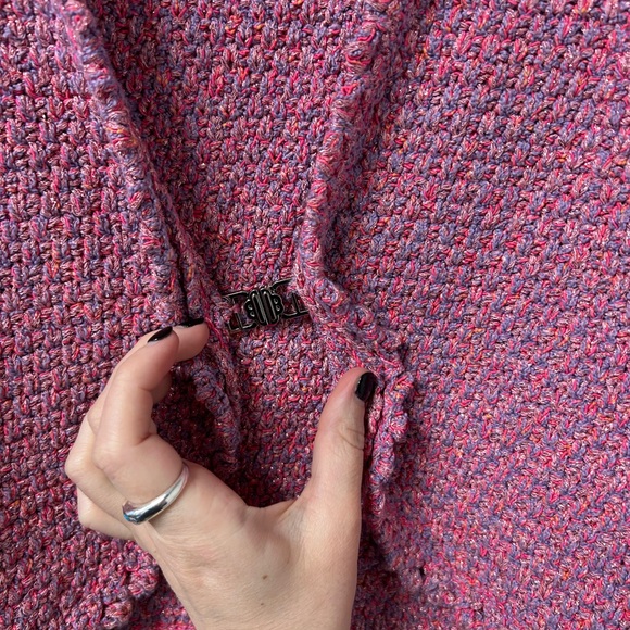 Maje Pink Textured Sleeveless Top - Picture 3 of 3